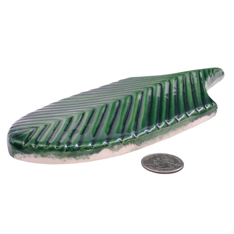 PLURIFY - 3X8 FEATHER, GREEN, GLOSSY